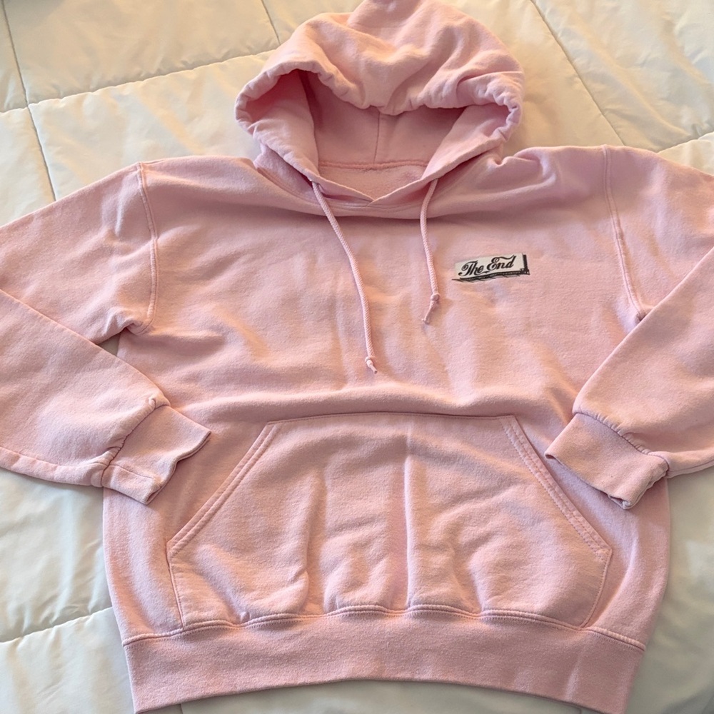 Hannah Meloche-pink hoodie